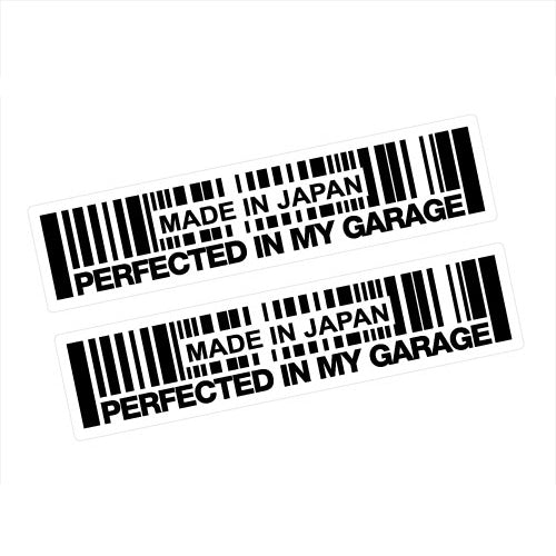 Made In Japan Perfected In My Garage Jdm Sticker Decal