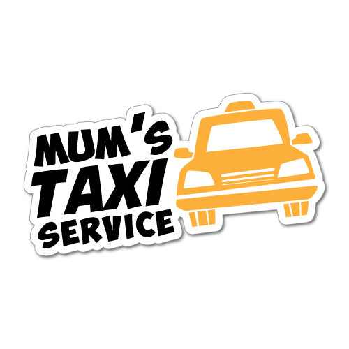 Mum'S Taxi Service Jdm Sticker Decal | JDM Stickers - Sticker Collective