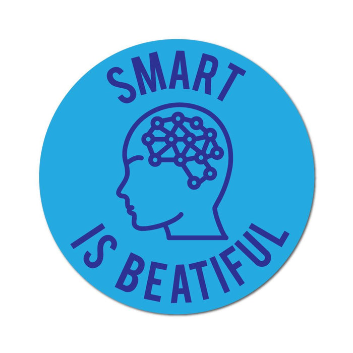 Smart Is Beatiful Sticker Decal