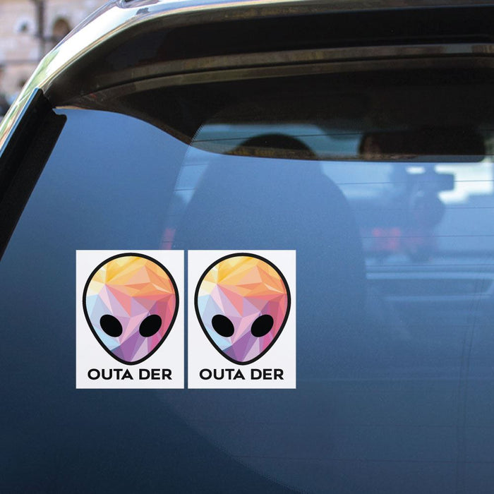 2X Outa Der Sticker Decal