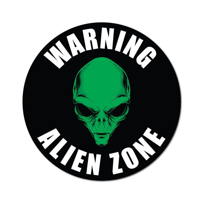 Alien Zone Sticker Decal
