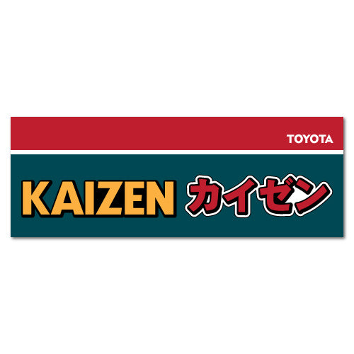 Kaizen Efficiency For Toyota Jdm Sticker