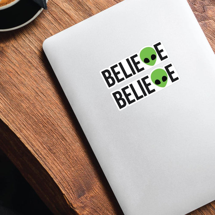 2X Believe In Aliens Sticker Decal