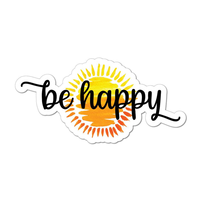 Be Happy Sunshine Car Sticker Decal
