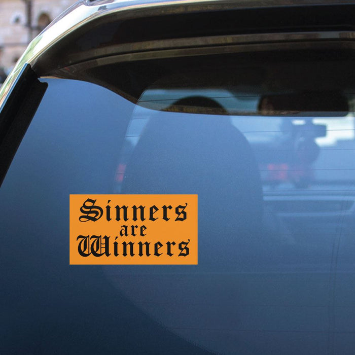 Sinners Are Winners Sticker Decal