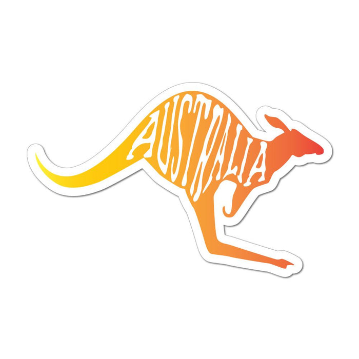 Kangaroo Australia Country Native Animal Love Home Car Sticker Decal