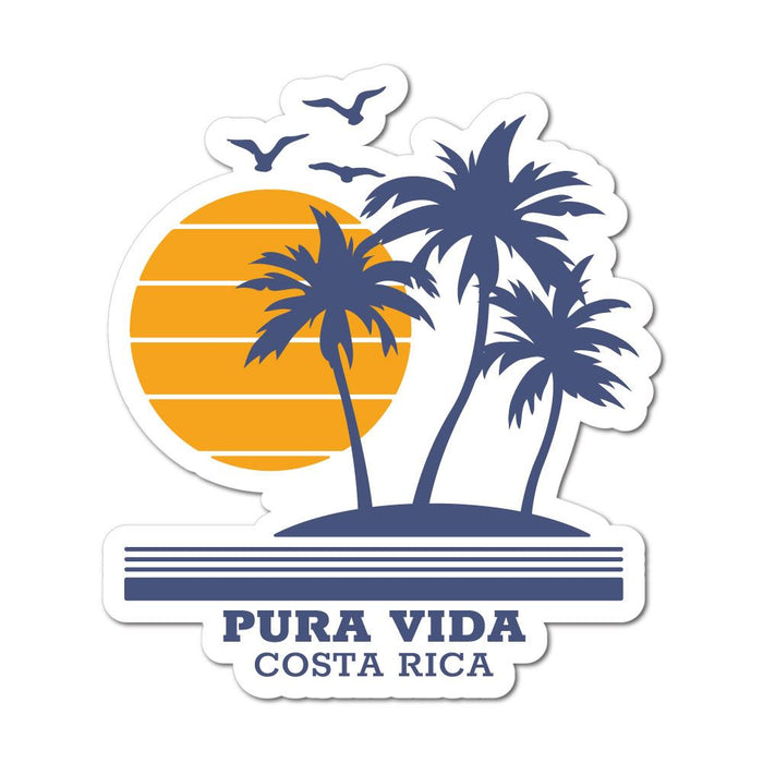 Pura Vida Costa Rica Sticker Decal