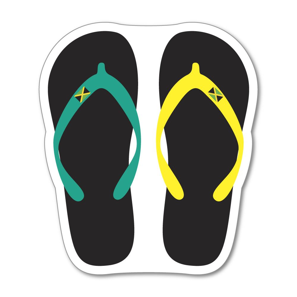 Flip Flop Sticker Decal | Travel Stickers - Sticker Collective