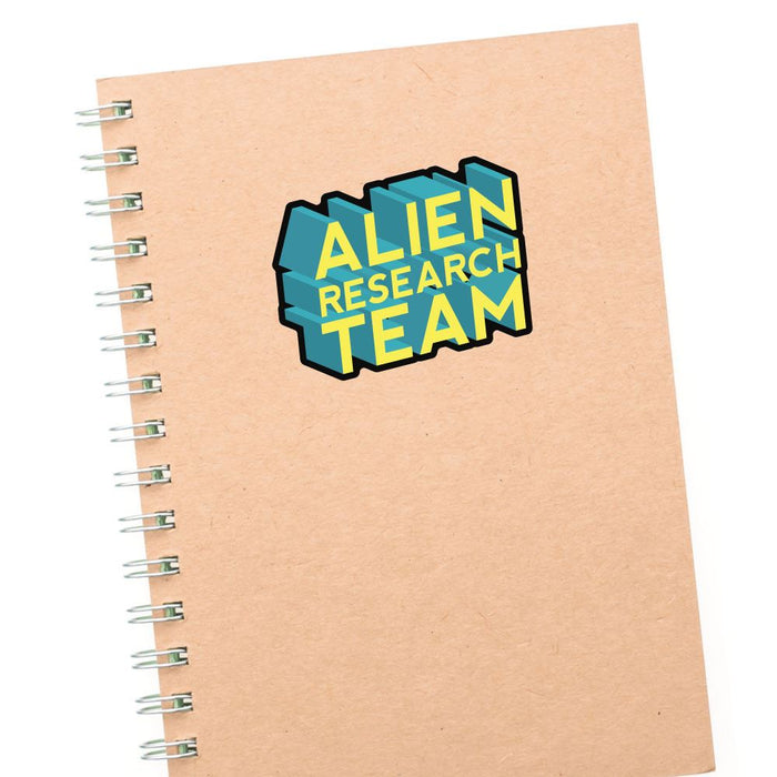 Alien Research Team Sticker Decal