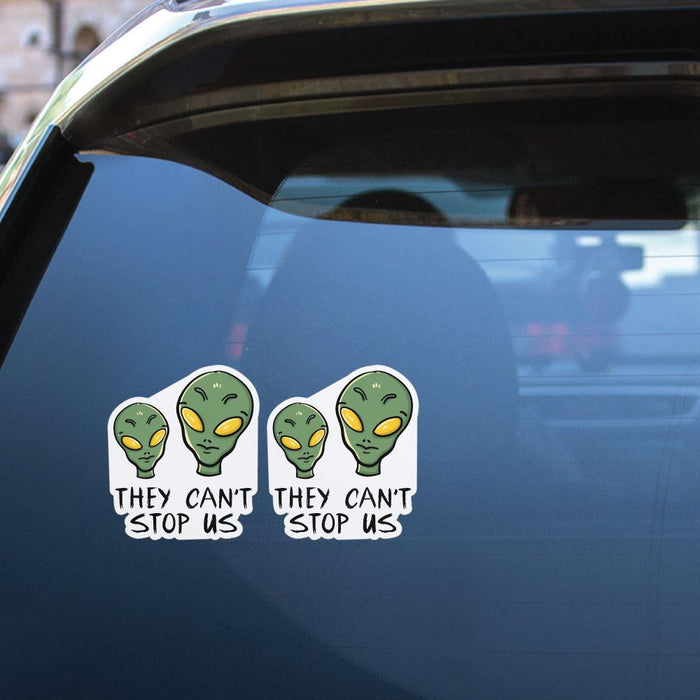 2X They Can Not Stop Us Sticker Decal
