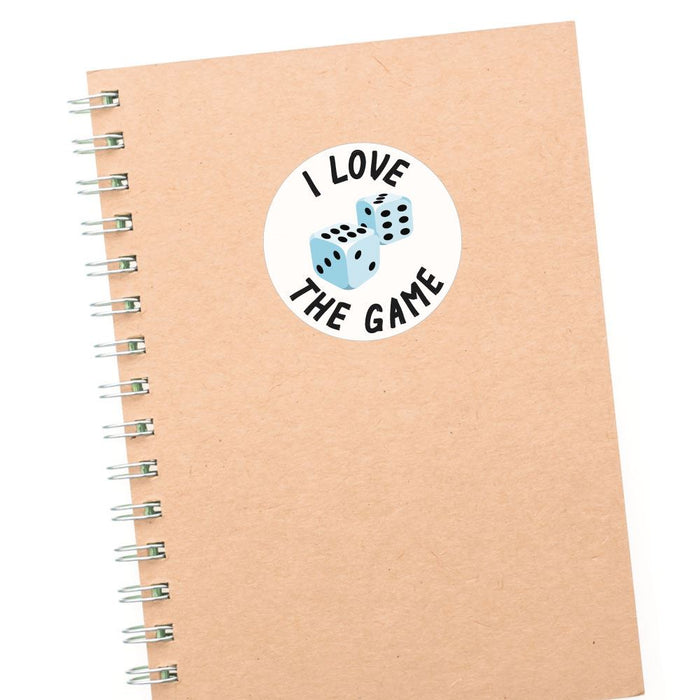 I Love The Dice Games Sticker Decal