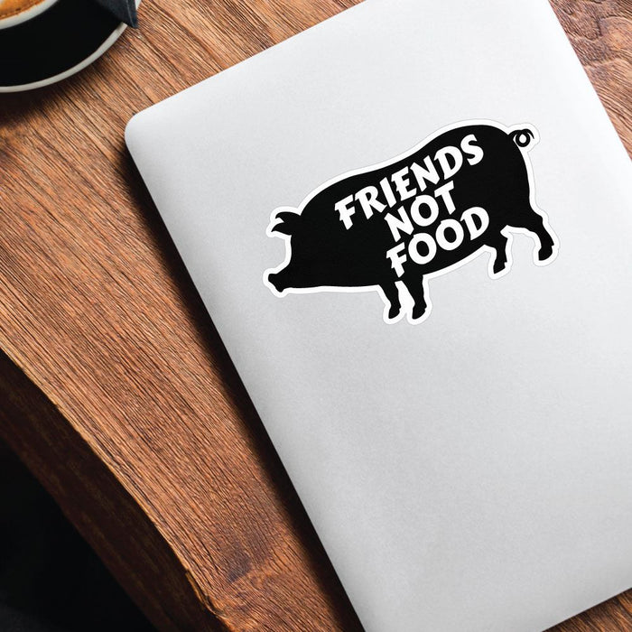 Pigs Are Friends Not Food Sticker Decal