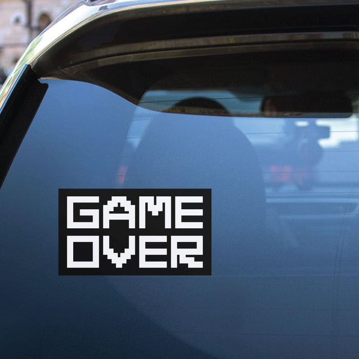 You Died Game Over Sticker Decal