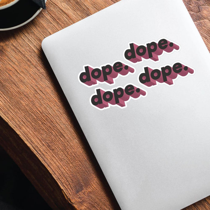 4X Dope Dude Sticker Decal