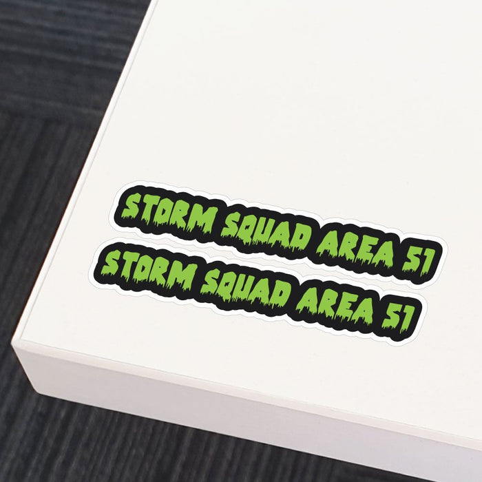 Storm Squad Area 51 X2 Sticker Decal