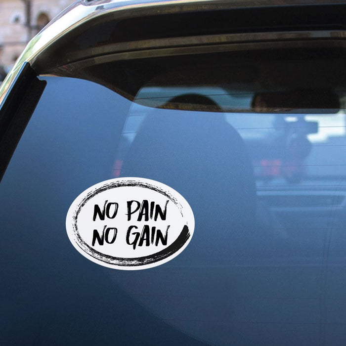 No Pain No Gain Motivation Sticker Decal