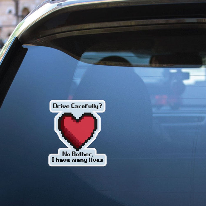 Gamer Has Many Lives Sticker Decal