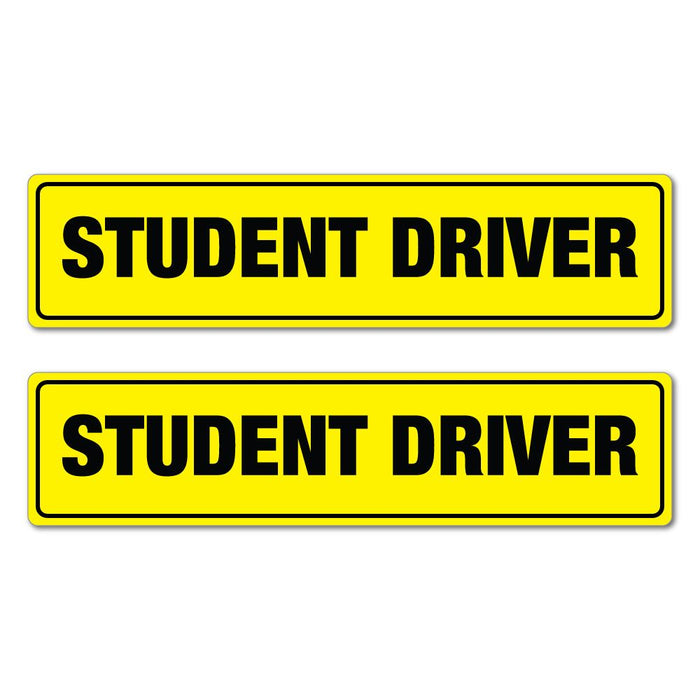 Learning Driving Sticker Learner Student Driver Stickers Decal | Boat Stickers - Sticker Collective