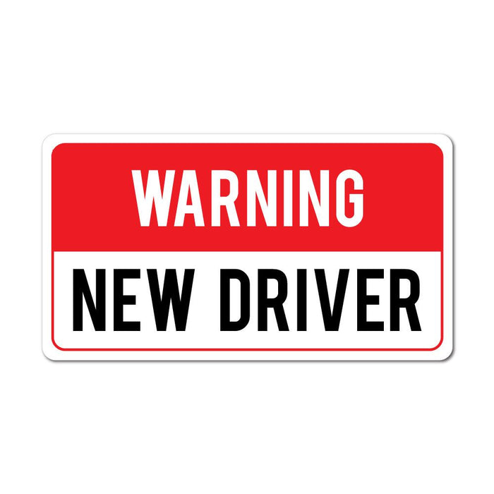 Warning Beginner Driver Sticker Decal