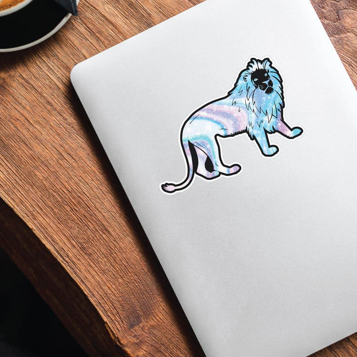 Trippy Lion Sticker Decal