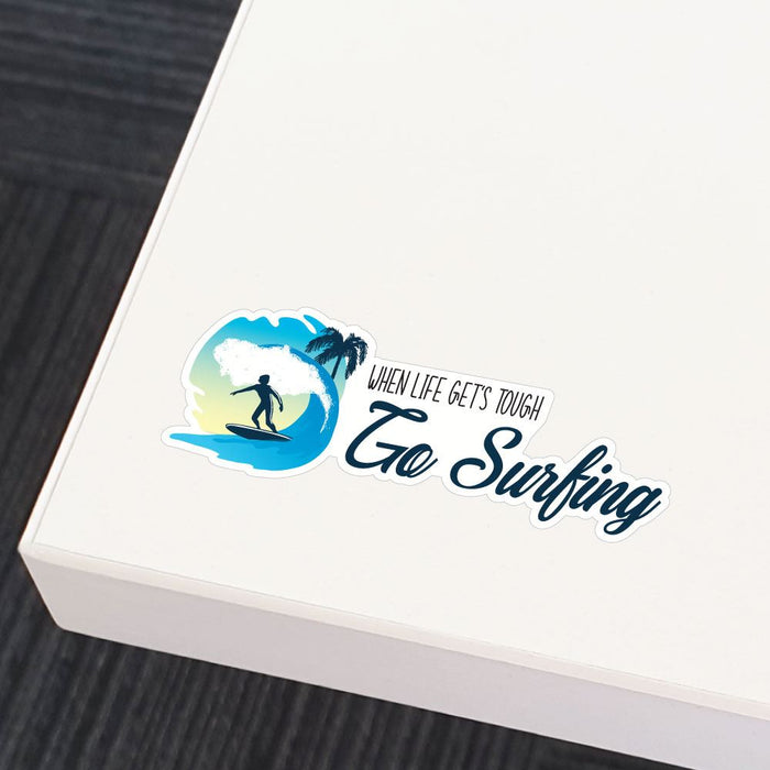 Go Surfing Sticker Decal