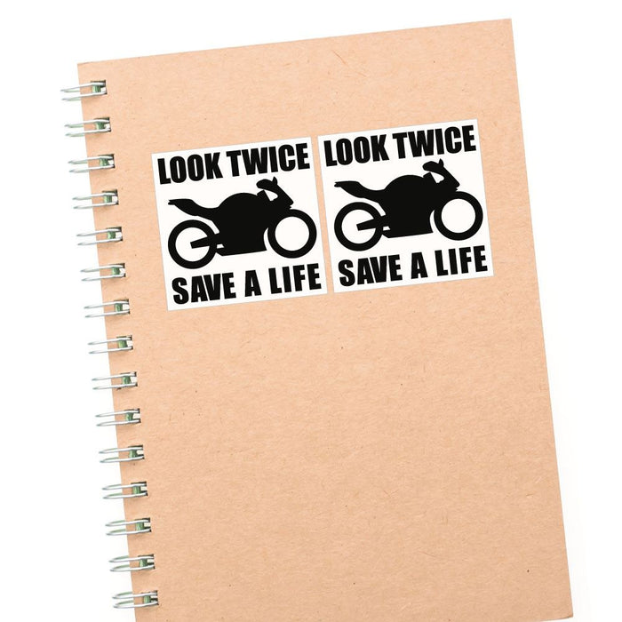 2X Look For Bikes Sticker Decal