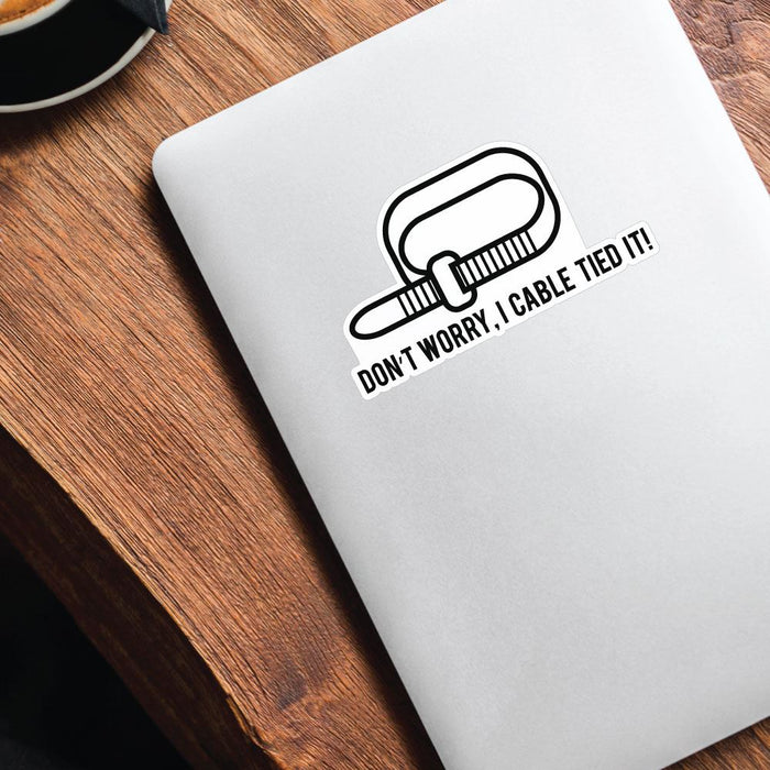 Cable Tied Sticker Decal