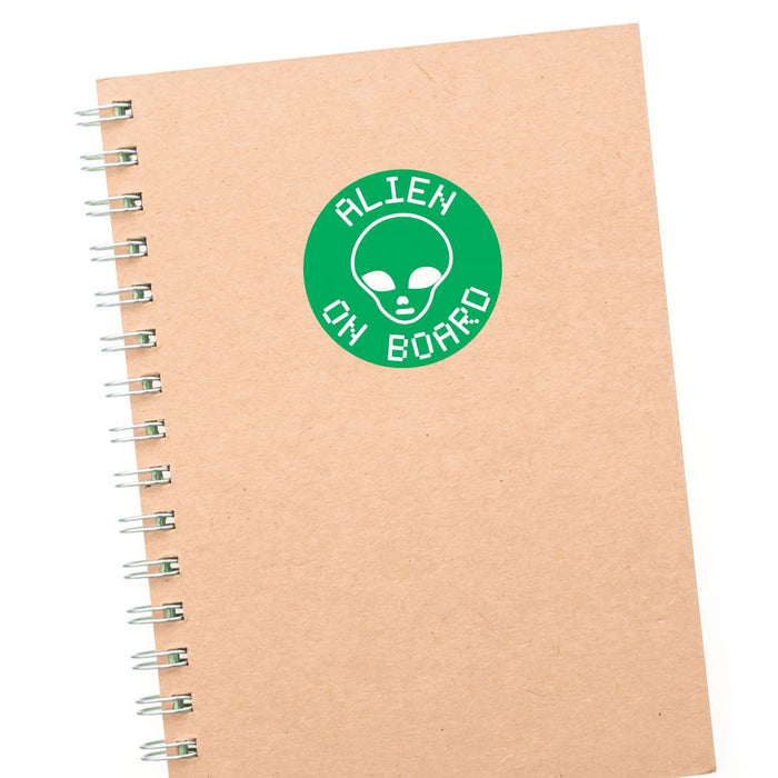 Alien On Board Sticker Decal