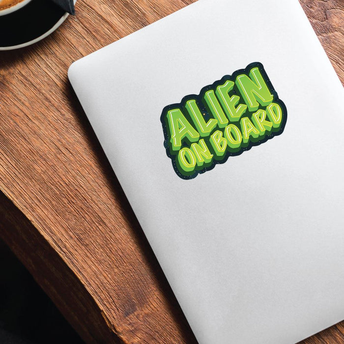 Alien On Board Sticker Decal