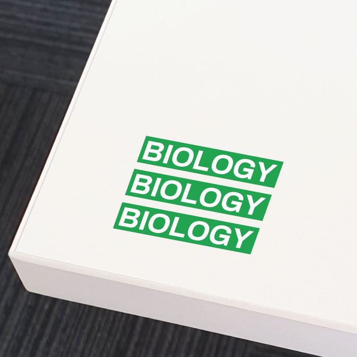 3X Biology Sticker Decal | Geek Stickers - Sticker Collective
