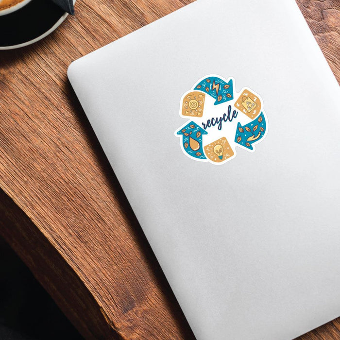 Recyle Sticker Design Recycle Sticker Decal | Environment Stickers - Sticker Collective
