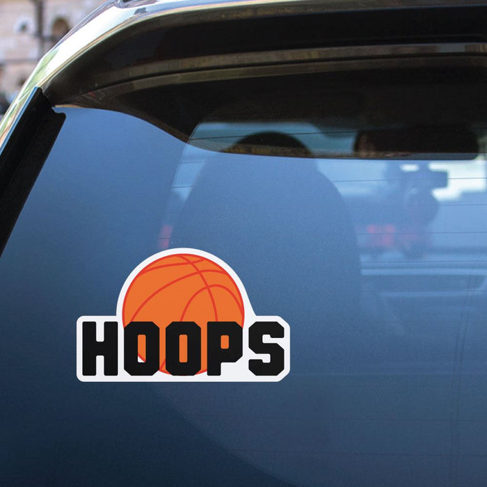Basket Hoops Sticker Decal