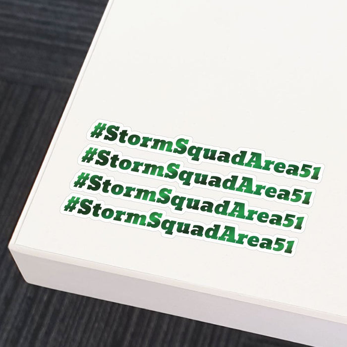 4X Storm Squad Area 51 Sticker Decal