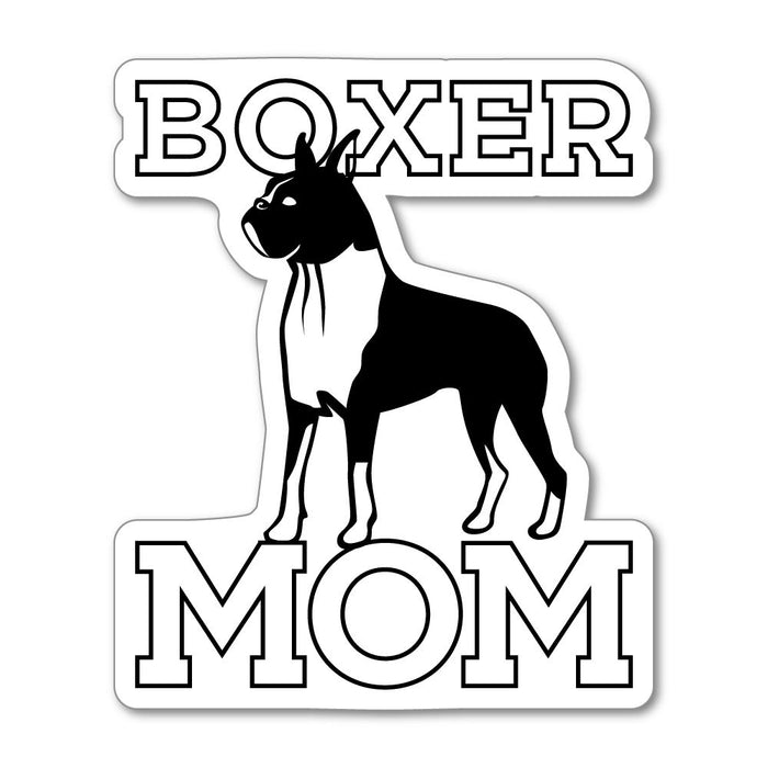 Boxer Mom Sticker Decal
