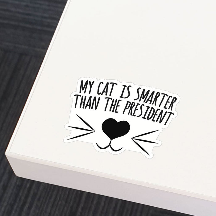 Smarter Cat Sticker Decal