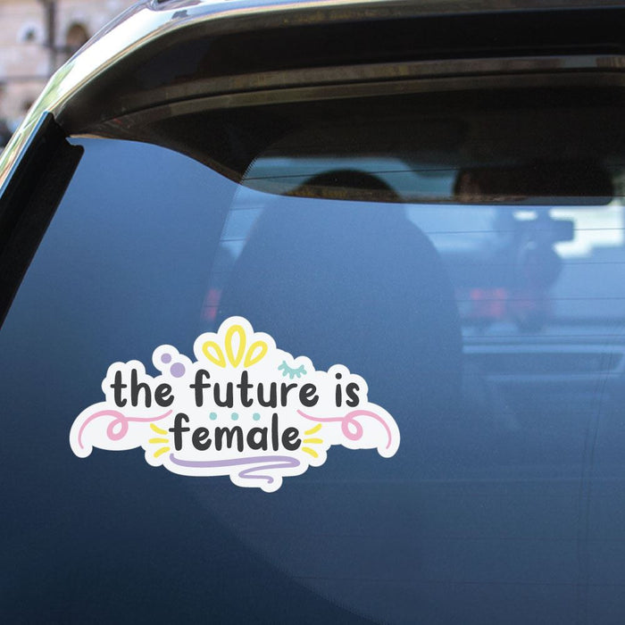 Future Decals Female Future Sticker Decal | Hippie Stickers - Sticker Collective