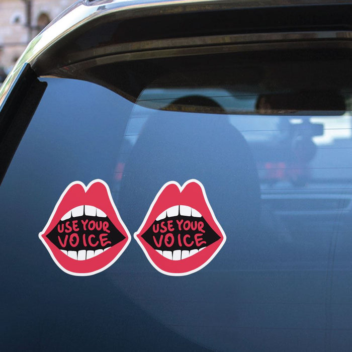 2X Use Your Voice Sticker Decal