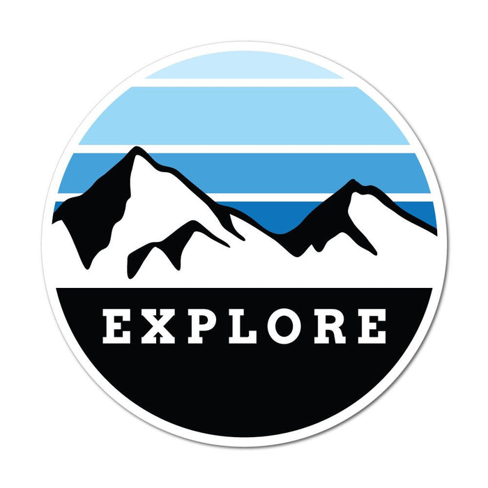 Explore Mountains Sticker Decal