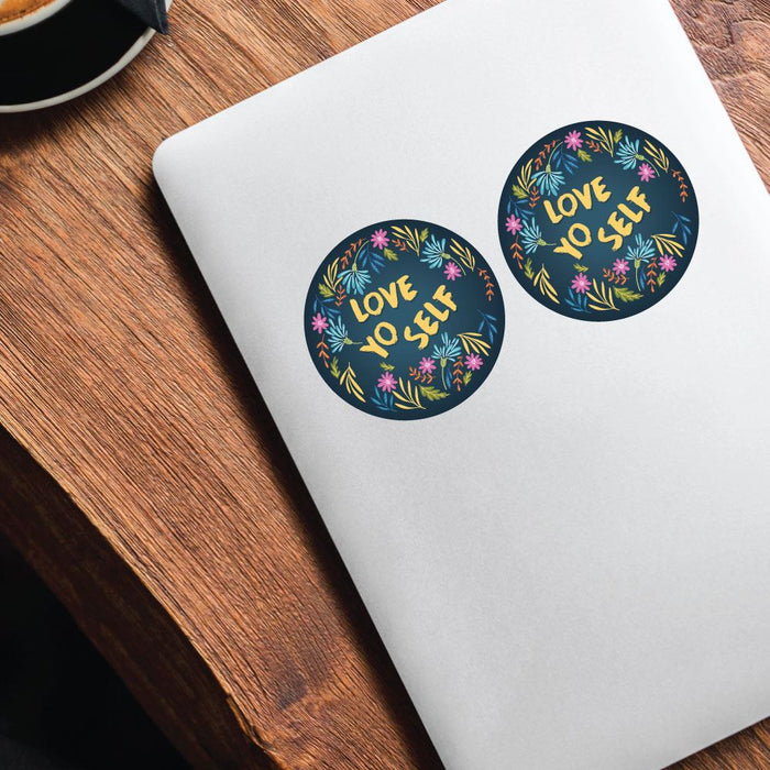 2X Love Yo Self Sticker Decal