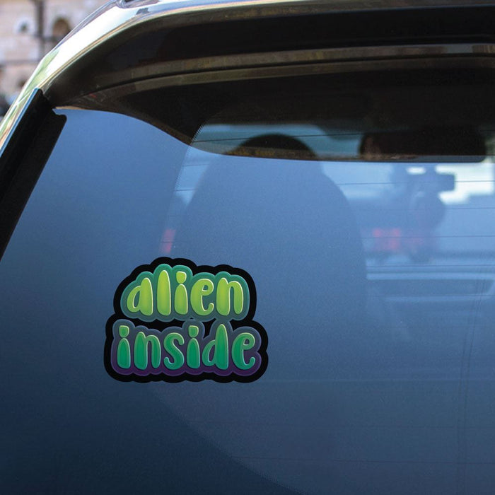 Alien Inside Sticker Decal