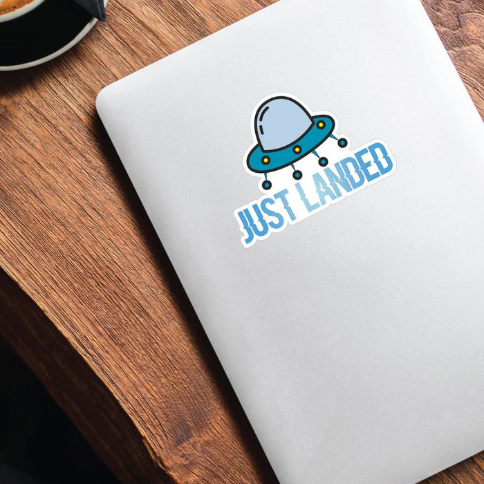 Ufo Landed Sticker Decal