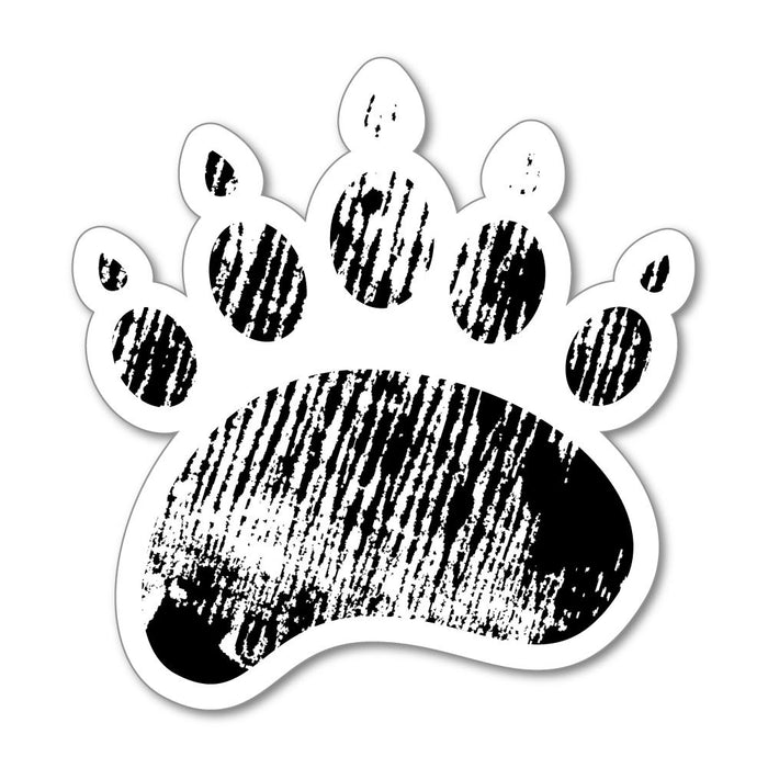 Bear Footprint Sticker Decal