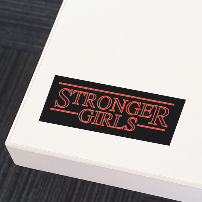 Stronger Girls Sticker Decal
