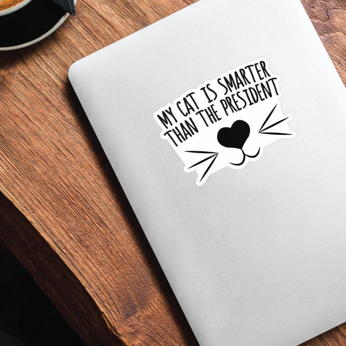 Smarter Cat Sticker Decal