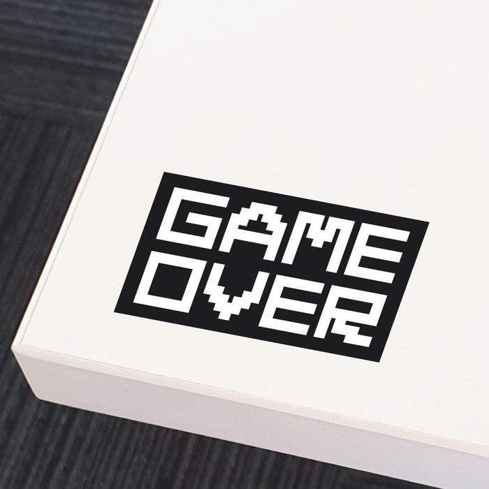 You Died Game Over Sticker Decal