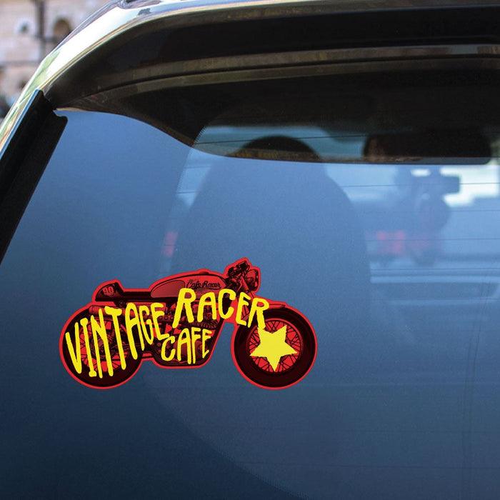 Vintage Racer Motorbike Sticker Decal | Vintage Stickers - Sticker ...