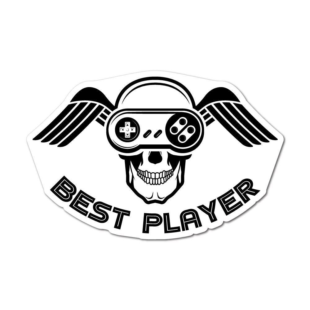 Front Playing Sticker Best Video Game Player Sticker Decal | Game Stickers - Sticker Collective