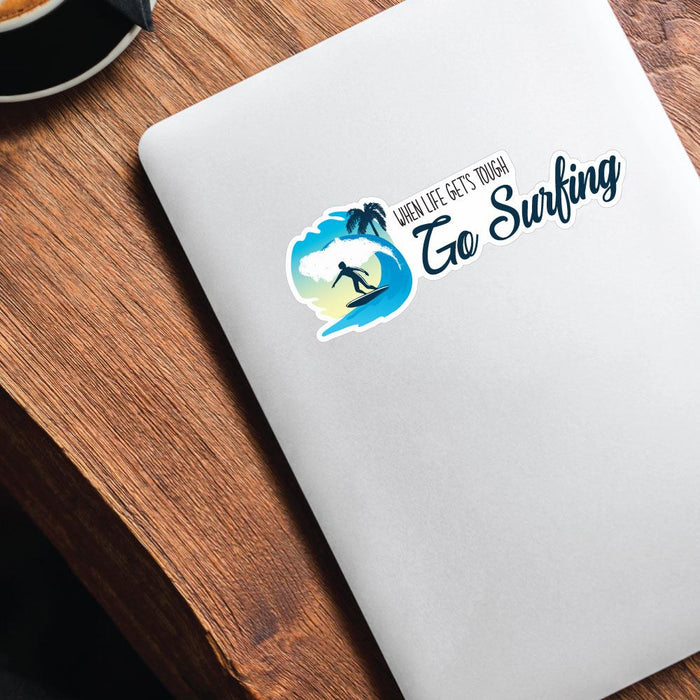 Go Surfing Sticker Decal