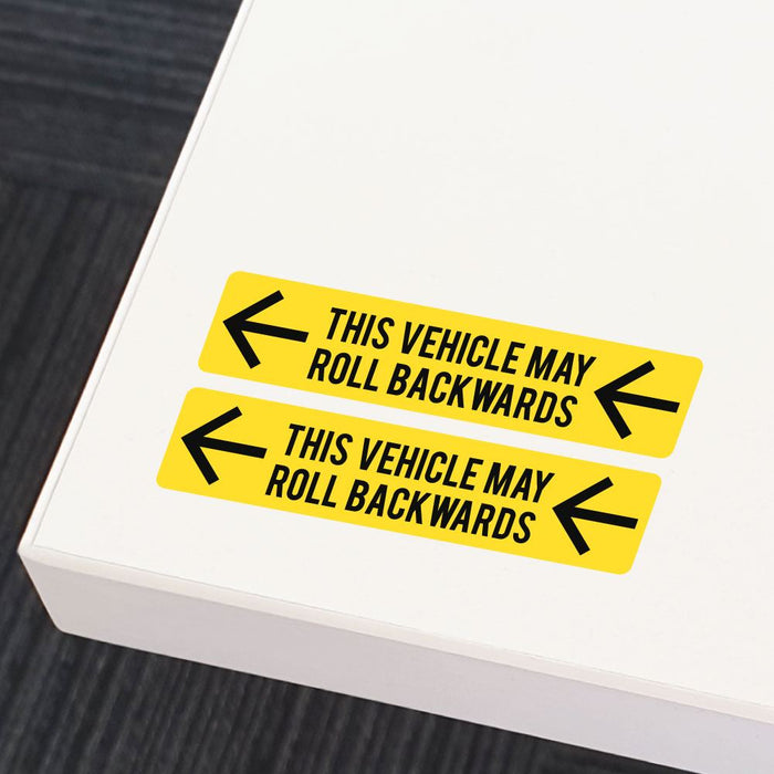 Roll Backwards Sticker Decal | Funny Stickers - Sticker Collective