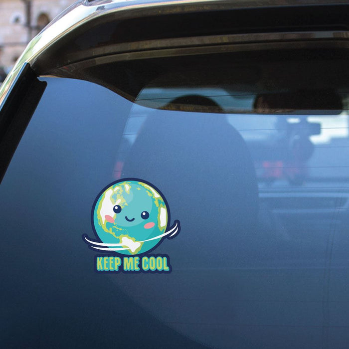 Keep Me Cool Sticker Decal | Environment Stickers - Sticker Collective